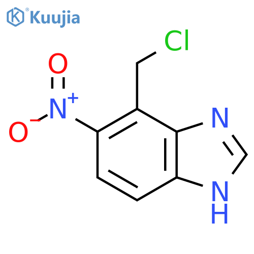 4-Chloromethyl-5-nitro-1H-benzimidazole structure