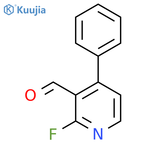 2-Fluoro-4-phenylnicotinaldehyde structure