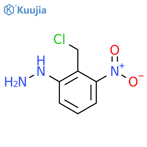 2-(Chloromethyl)-3-nitrophenylhydrazine structure