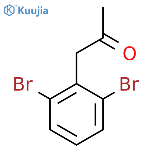 1-(2,6-Dibromophenyl)propan-2-one structure