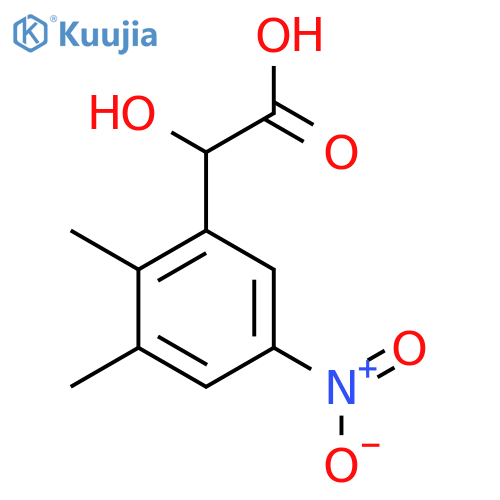 2,3-Dimethyl-5-nitromandelic acid structure
