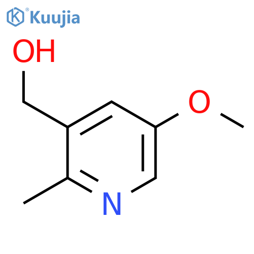 5-Methoxy-2-methylpyridine-3-methanol structure