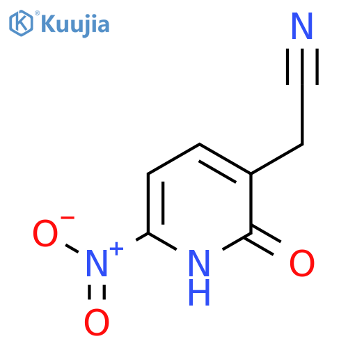 2-Hydroxy-6-nitropyridine-3-acetonitrile structure