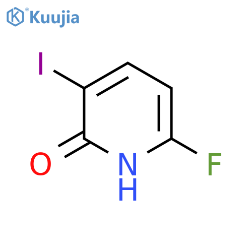 6-Fluoro-2-hydroxy-3-iodopyridine structure