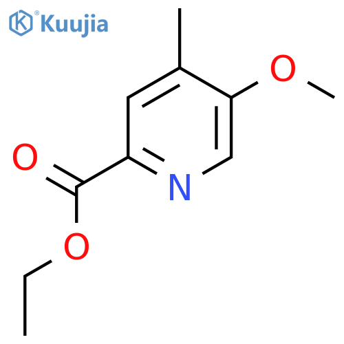 Ethyl 5-methoxy-4-methylpicolinate structure