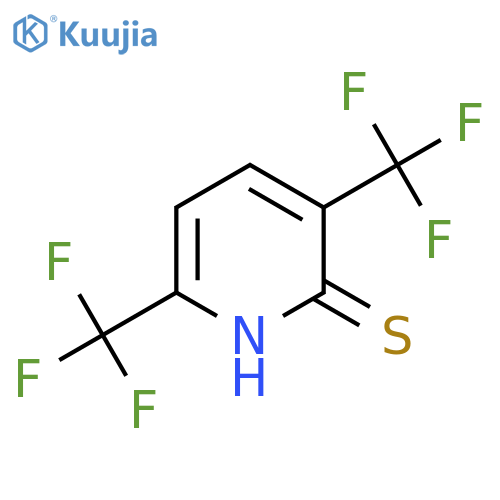 3,6-Bis(trifluoromethyl)-2-mercaptopyridine structure