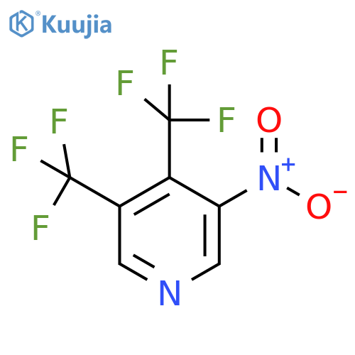 3,4-Bis(trifluoromethyl)-5-nitropyridine structure