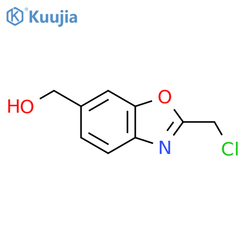 2-(Chloromethyl)benzo[d]oxazole-6-methanol structure
