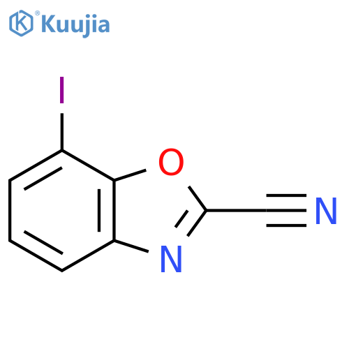 2-Cyano-7-iodobenzo[d]oxazole structure