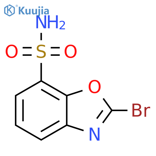 2-Bromobenzo[d]oxazole-7-sulfonamide structure