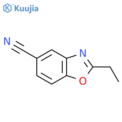 5-Cyano-2-ethylbenzo[d]oxazole structure
