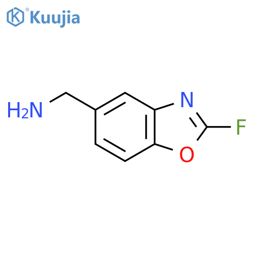 (2-Fluoro-1,3-benzoxazol-5-yl)methanamine structure