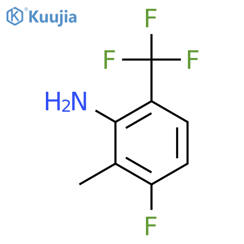 3-Fluoro-2-methyl-6-(trifluoromethyl)aniline structure
