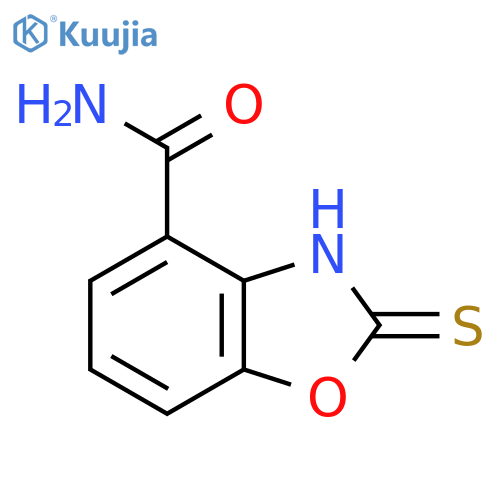 2-Mercaptobenzo[d]oxazole-4-carboxamide structure
