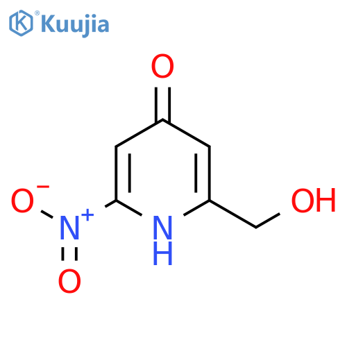 4-Hydroxy-2-nitropyridine-6-methanol structure