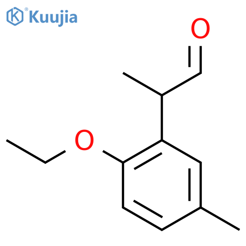 2-Ethoxy-5-methylphenylpropanal structure