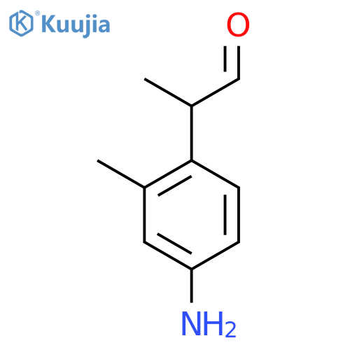 4-Amino-2-methylphenylpropanal structure