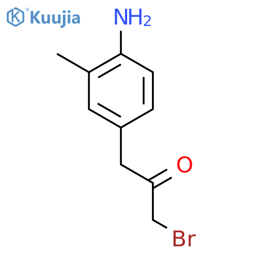 1-(4-Amino-3-methylphenyl)-3-bromopropan-2-one structure