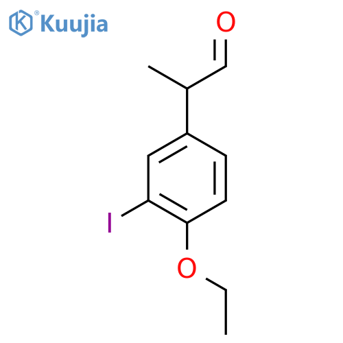 4-Ethoxy-3-iodophenylpropanal structure