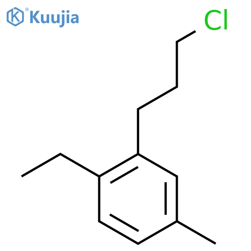 3-(3-Chloropropyl)-4-ethyltoluene structure