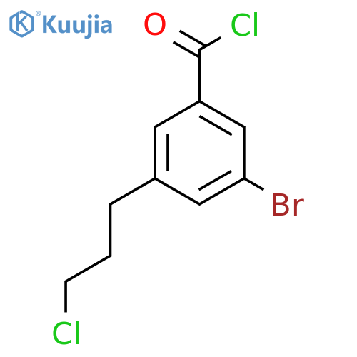 3-Bromo-5-(3-chloropropyl)benzoyl chloride structure