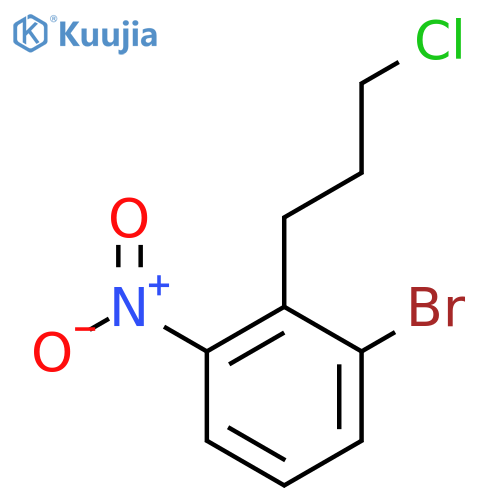 3-Bromo-2-(3-chloropropyl)nitrobenzene structure