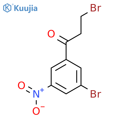 3-Bromo-1-(3-bromo-5-nitrophenyl)propan-1-one structure