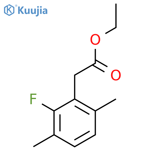 Ethyl 3,6-dimethyl-2-fluorophenylacetate structure