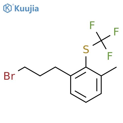 3-(3-Bromopropyl)-2-(trifluoromethylthio)toluene structure