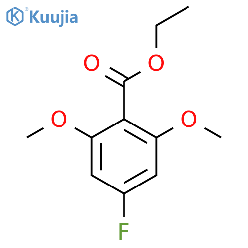 Ethyl 2,6-dimethoxy-4-fluorobenzoate structure