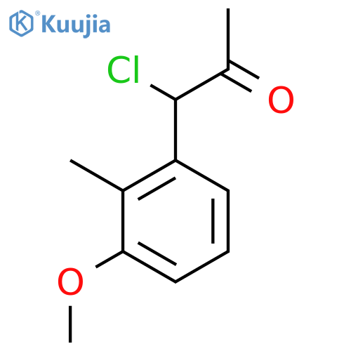 3-(1-Chloro-2-oxopropyl)-2-methylanisole structure