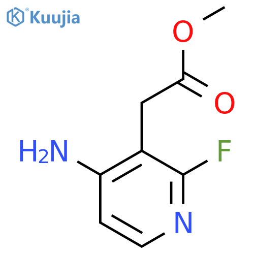 Methyl 4-amino-2-fluoropyridine-3-acetate structure