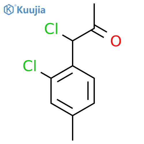 1-Chloro-1-(2-chloro-4-methylphenyl)propan-2-one structure