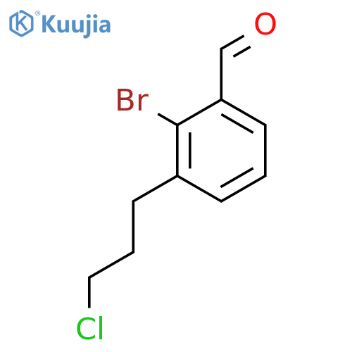 2-Bromo-3-(3-chloropropyl)benzaldehyde structure