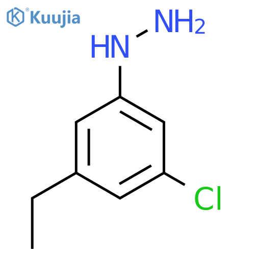 3-Chloro-5-ethylphenylhydrazine structure