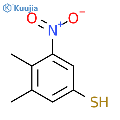 3,4-Dimethyl-5-nitrothiophenol structure