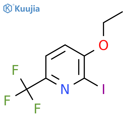 3-Ethoxy-2-iodo-6-(trifluoromethyl)pyridine structure