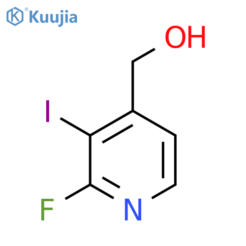 2-Fluoro-3-iodopyridine-4-methanol structure