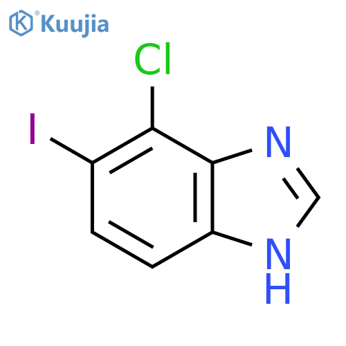 4-Chloro-5-iodo-1H-benzimidazole structure