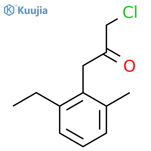 1-Chloro-3-(2-ethyl-6-methylphenyl)propan-2-one structure