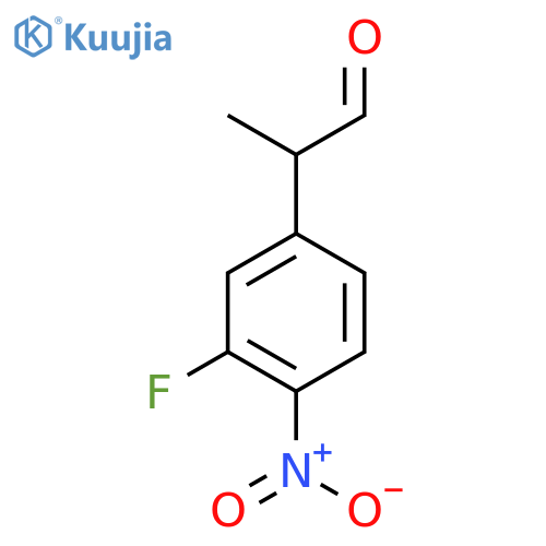 3-Fluoro-4-nitrophenylpropanal structure