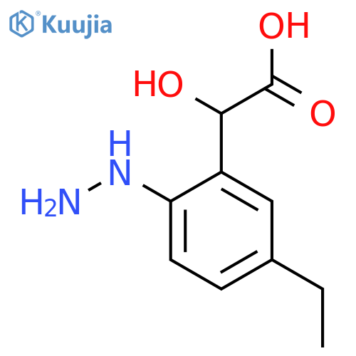 5-Ethyl-2-hydrazinylmandelic acid structure