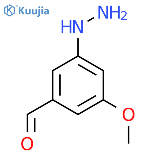 3-Formyl-5-methoxyphenylhydrazine structure