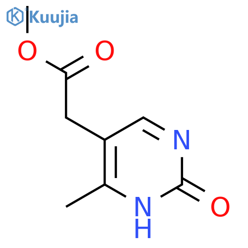Methyl 2-hydroxy-4-methylpyrimidine-5-acetate structure
