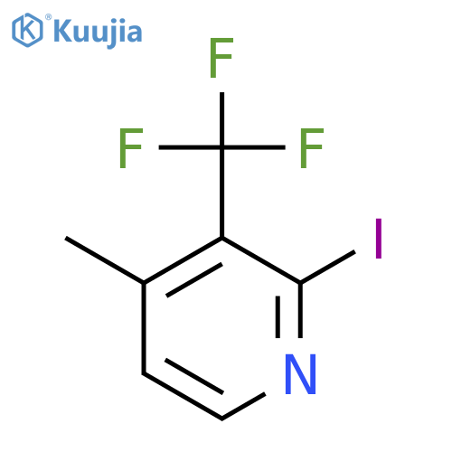 2-Iodo-4-methyl-3-(trifluoromethyl)pyridine structure