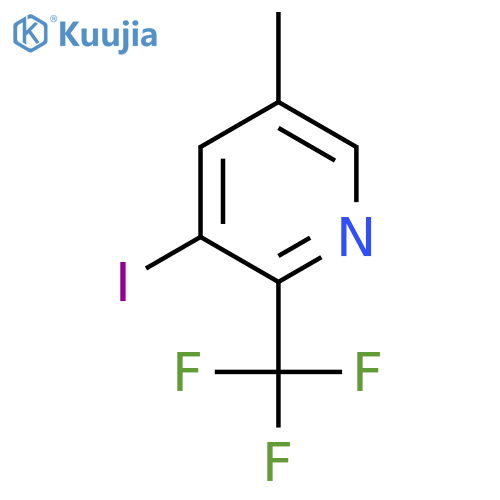 3-Iodo-5-methyl-2-(trifluoromethyl)pyridine structure