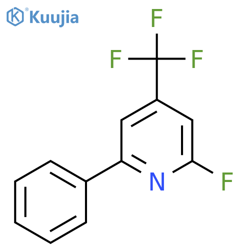 2-Fluoro-6-phenyl-4-(trifluoromethyl)pyridine structure