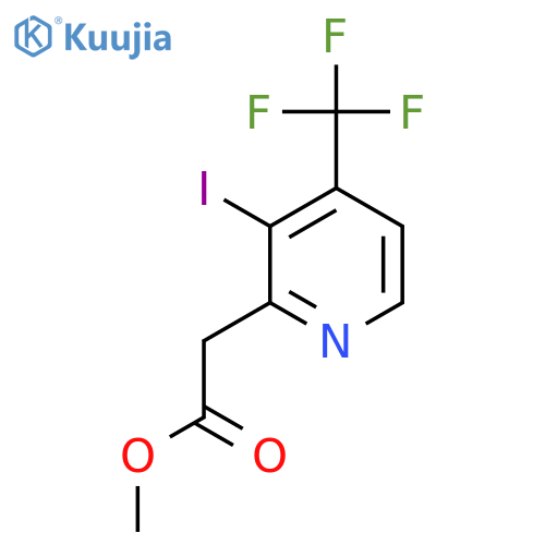 Methyl 3-iodo-4-(trifluoromethyl)pyridine-2-acetate structure