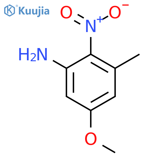 5-Methoxy-3-methyl-2-nitroaniline structure