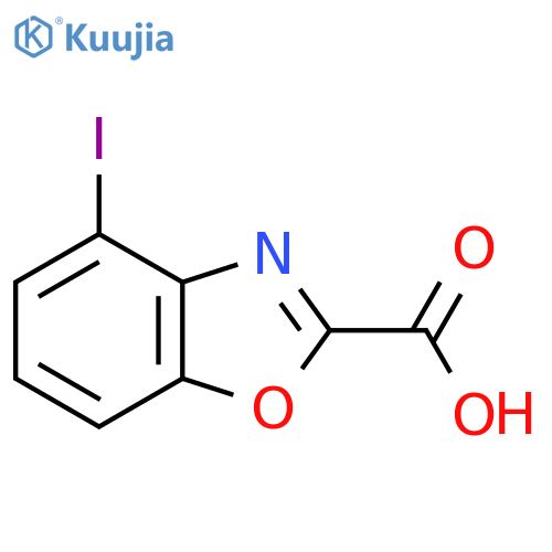 4-Iodobenzo[d]oxazole-2-carboxylic acid structure